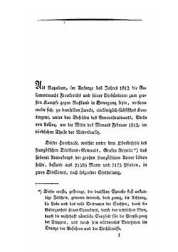 Die Feldzuge der Sachsen in den Jahren 1812 und 1813. Aus den bewährtesten Quellen gezogen und dargestellt | Cerrini de Monte Varchi