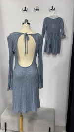 Вязаные платья мама+дочка