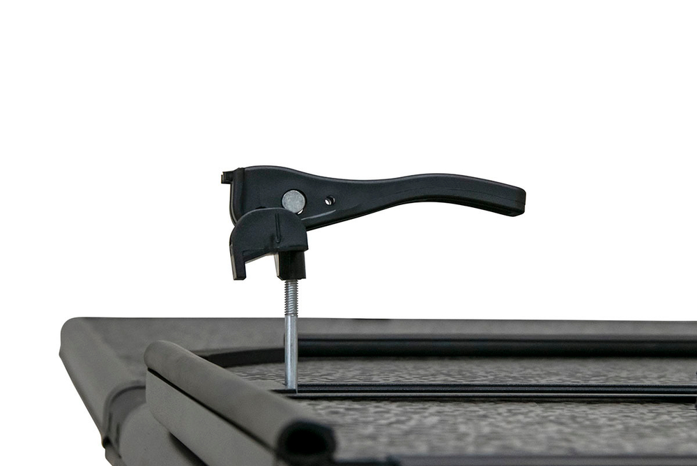 Крышка кузова Toyota Tundra 2007-2016 трёхсекционная, алюминиевая, черная (6,5 фута - 198,25 см)