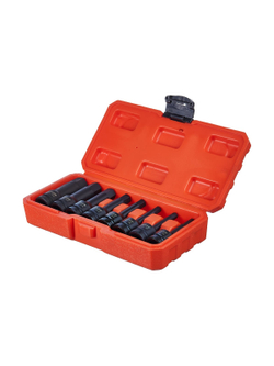 Набор головок ударных HEX, H6-H19, 8 шт, 1/2DR Gigant G-12H6H19