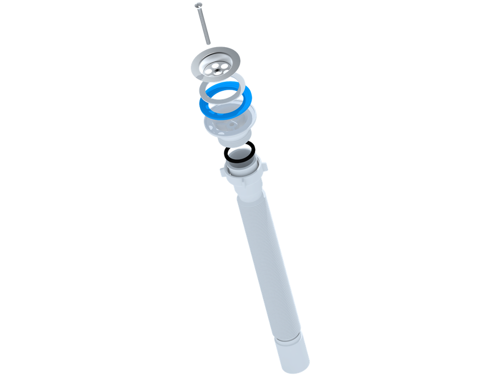 Гофросифон 1 1/2"*40 Ani удлиненный G114 АНИ пласт