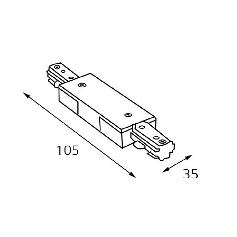 Коннектор Italline WSO 26B black