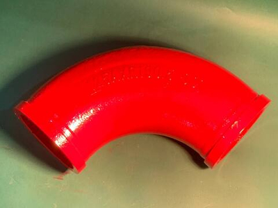 Угол бетоновода DN125*R190,5*90