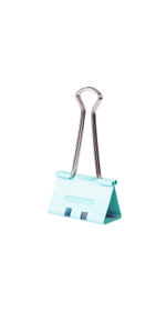 Зажим д/бумаг 32мм цветные Deli 24 шт., пласт.туба E8553S