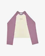 Лонгслив One Two Raglan Duo Very Grape