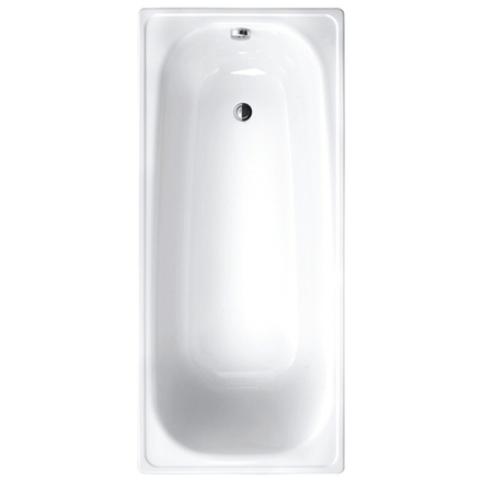 Ванна стальная White Wave Сlassic 150*75*38 cм. белая (с ножками)