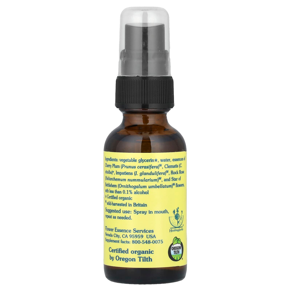 Flower Essence Services, Five-Flower Formula™, цветочная эссенция, спрей, без спирта, 30 мл (1 жидк. унция)