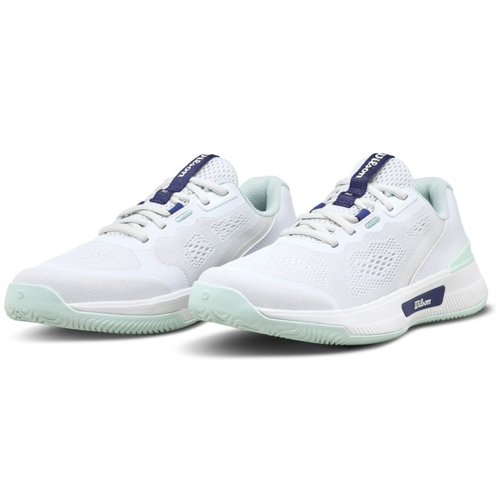 Детские Кроссовки теннисные  Wilson Intrigue Pro JR - white/bay/skip blue