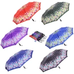 Зонт женский полуавтомат «Эфес», микс 6 цветов, 8 спиц, d-100см, длина в слож. виде 30см