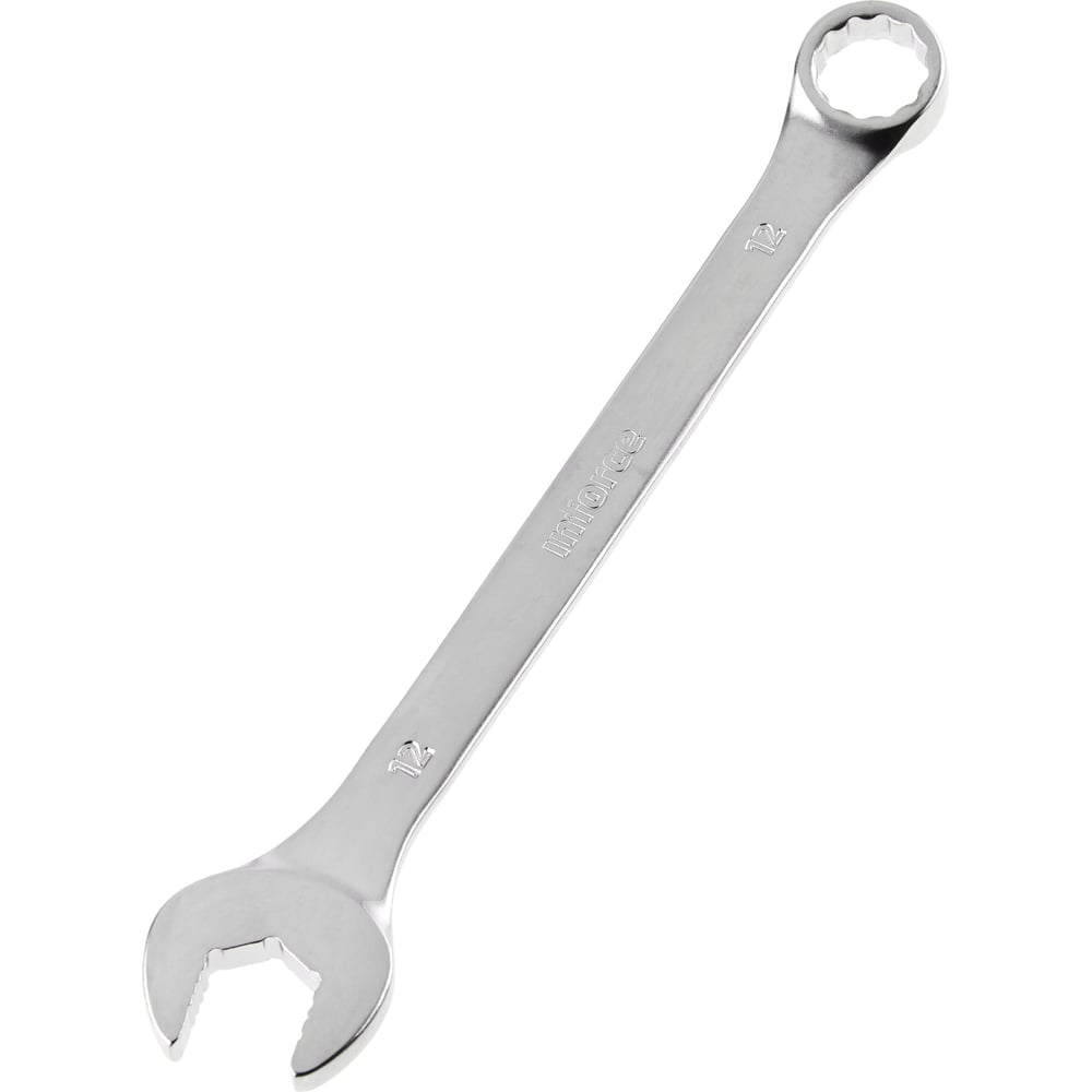 Комбинированный ключ 12мм Inforce, Сталь Cr-V, профессиональный, 06-05-14