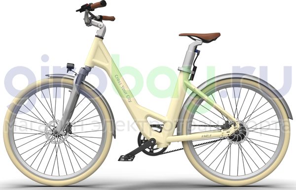 Электровелосипед ADO A28 LITE (36V/9,6Ah) - Жёлтый фото №3