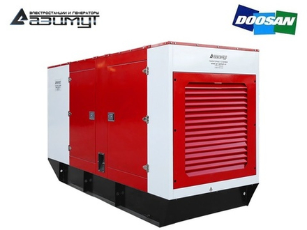 Дизельный генератор Азимут АД-200С-Т400-1РКМ17 Doosan в кожухе