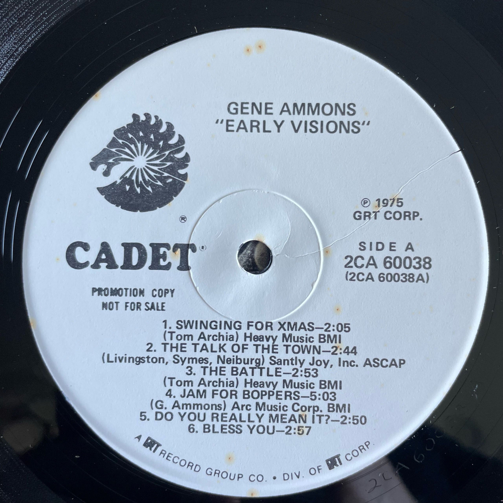 Винтажная виниловая пластинка LP Gene Ammons Early Visions (США 1976) (Промо)