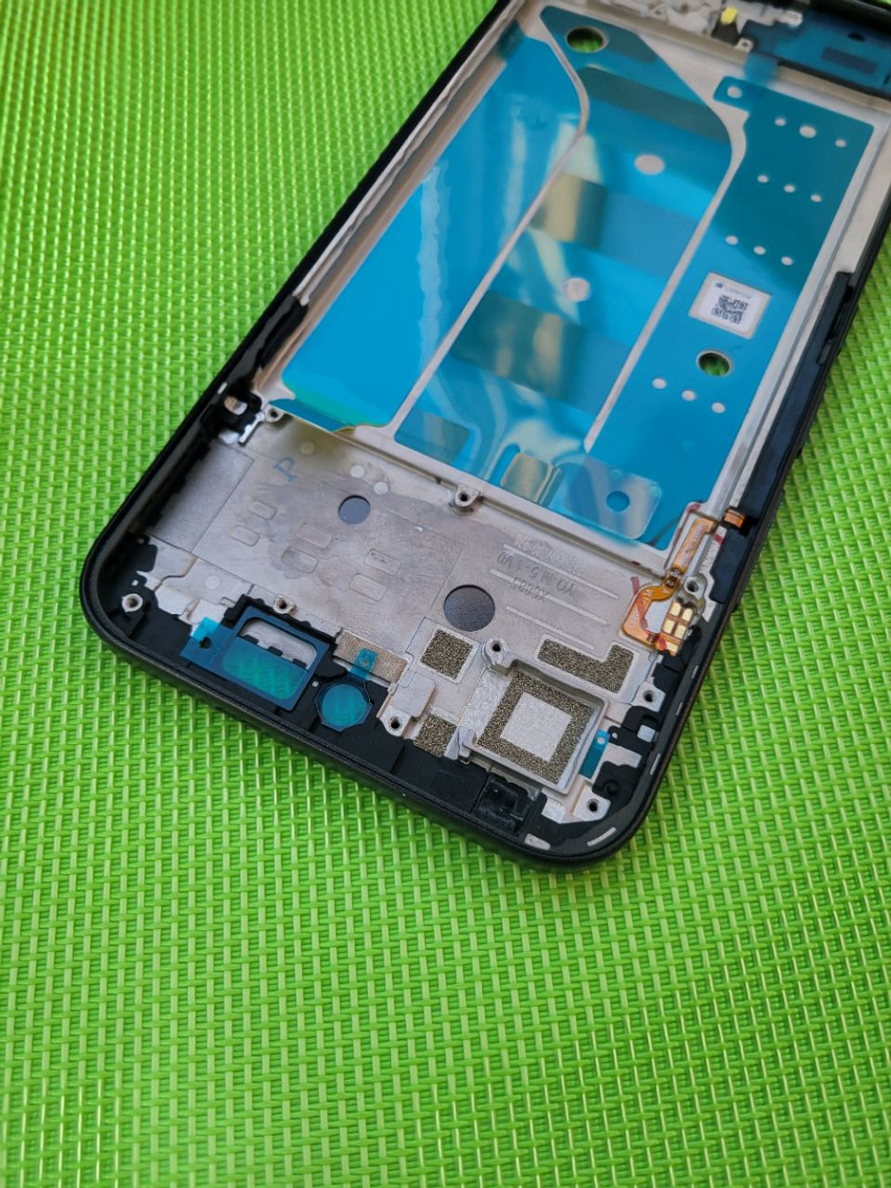 Infinix Hot 60 Pro 4G (X6885) - рамка дисплея (корпус) + шлейф кнопок + кнопки громкости и включения +  кнопка ИИ (One-Tap AI Button) (ORIG)