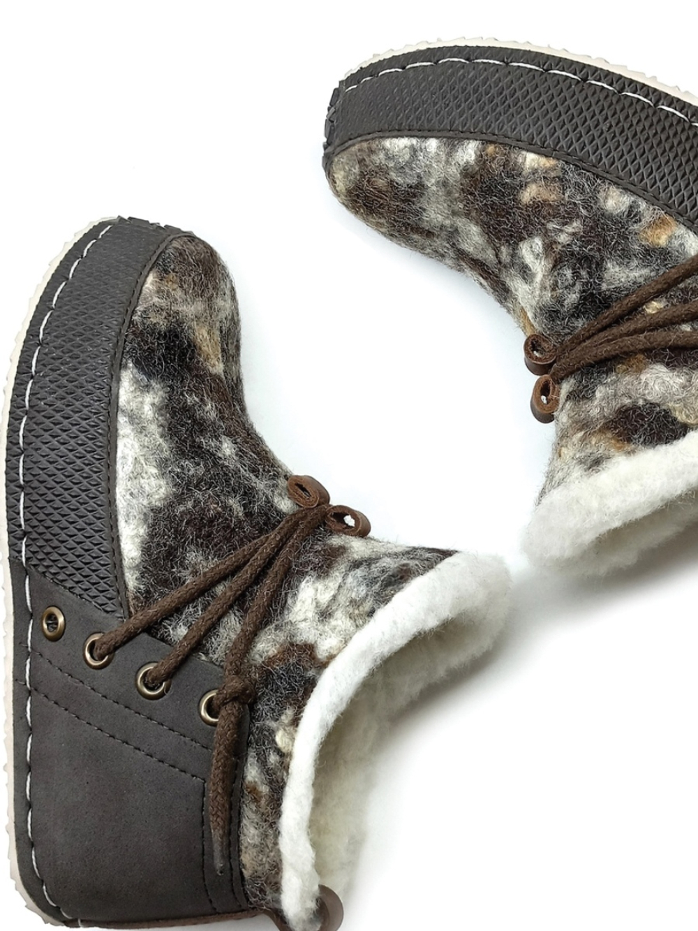 Ботильоны валяные "Меланж"