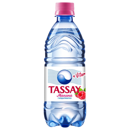 БОНУС Минеральная вода Tassay малина негазированная 1 л п\б