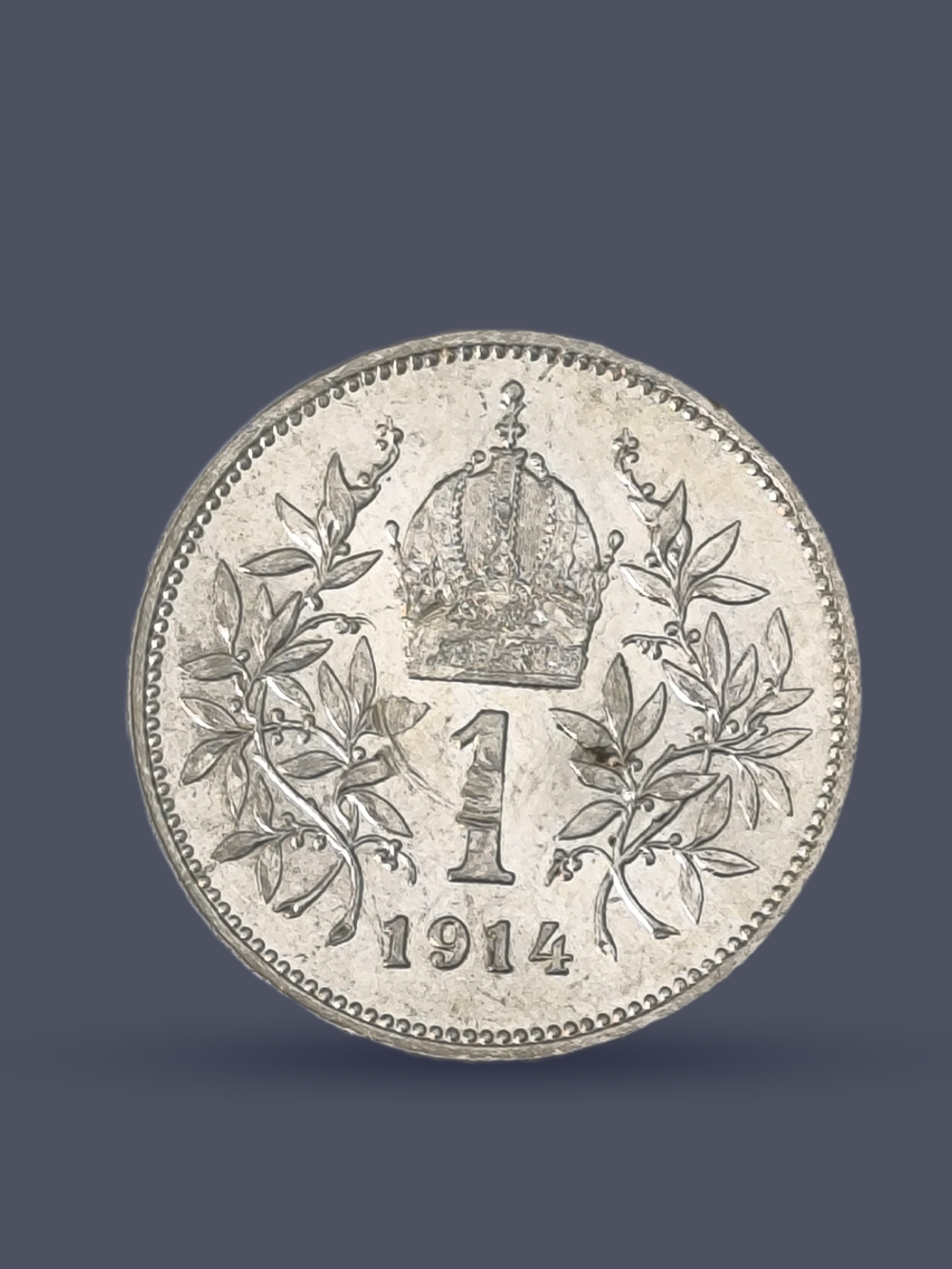 Монета 1 крона (crown) 1914 год Австрия