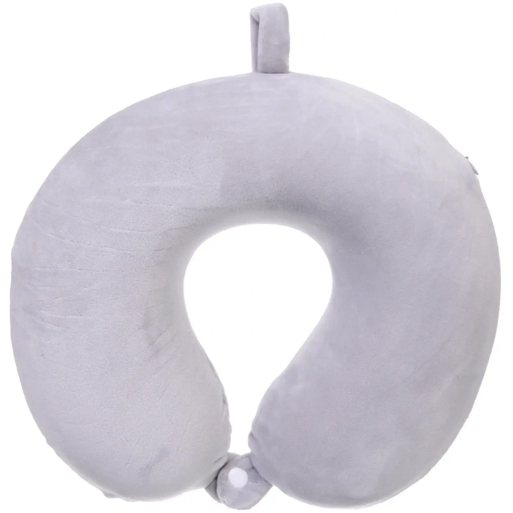 Подушки дорожная «TRIP - Comfort», мемори-эффект, цвет светло-серый