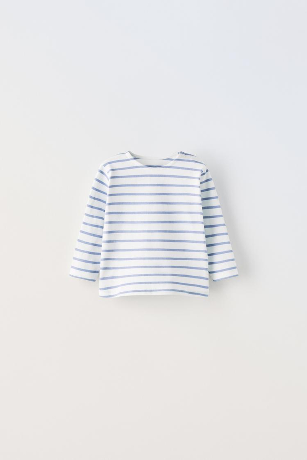 ZARA ФУТБОЛКА В ПОЛОСКУ, СИНИЙ