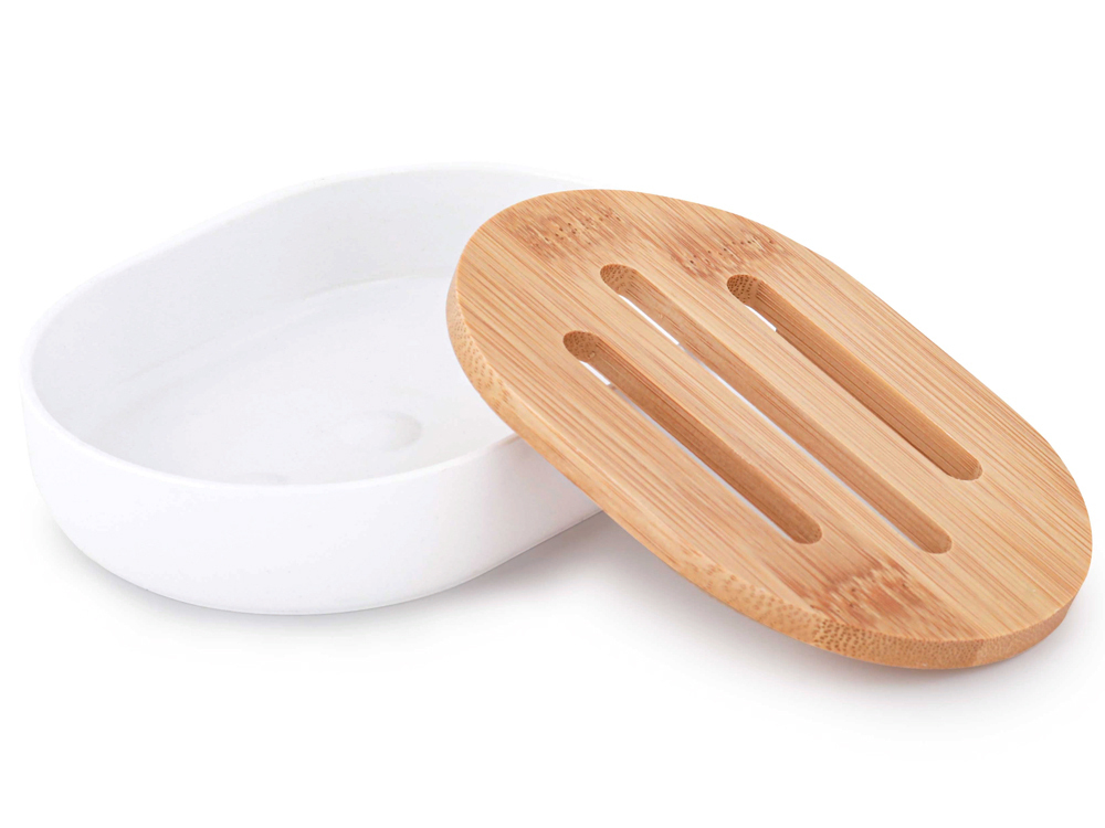 Мыльница "Бамбук" (белый)