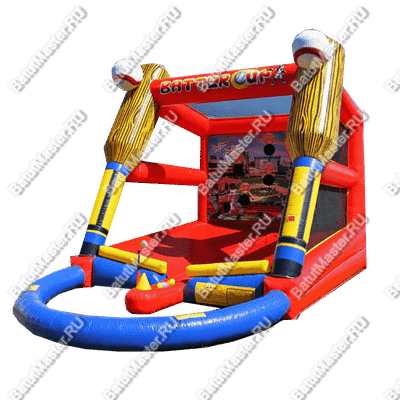 Надувная игра бейсбол «Меткий удар», 4*3*4 м