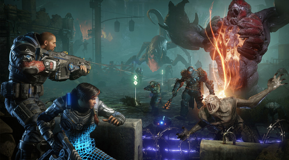 Gears 5 + Gears of War 4 (для Xbox One/Series S/X, интерфейс и субтитры на русском языке) [Цифровой код доступа]