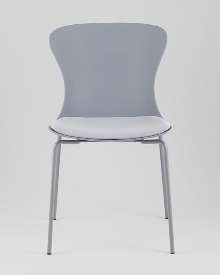 Стул Air с подушкой пластик серый