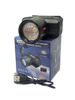 Фонарь налобный яркий "белый лазер" Огонь YT-2183