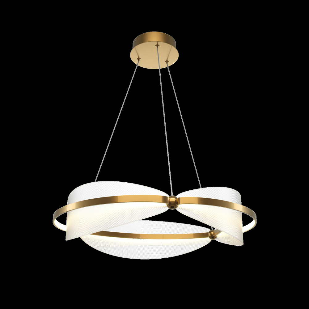 Подвесная светодиодная люстра Maytoni Breeze MOD281PL-L45BS3K