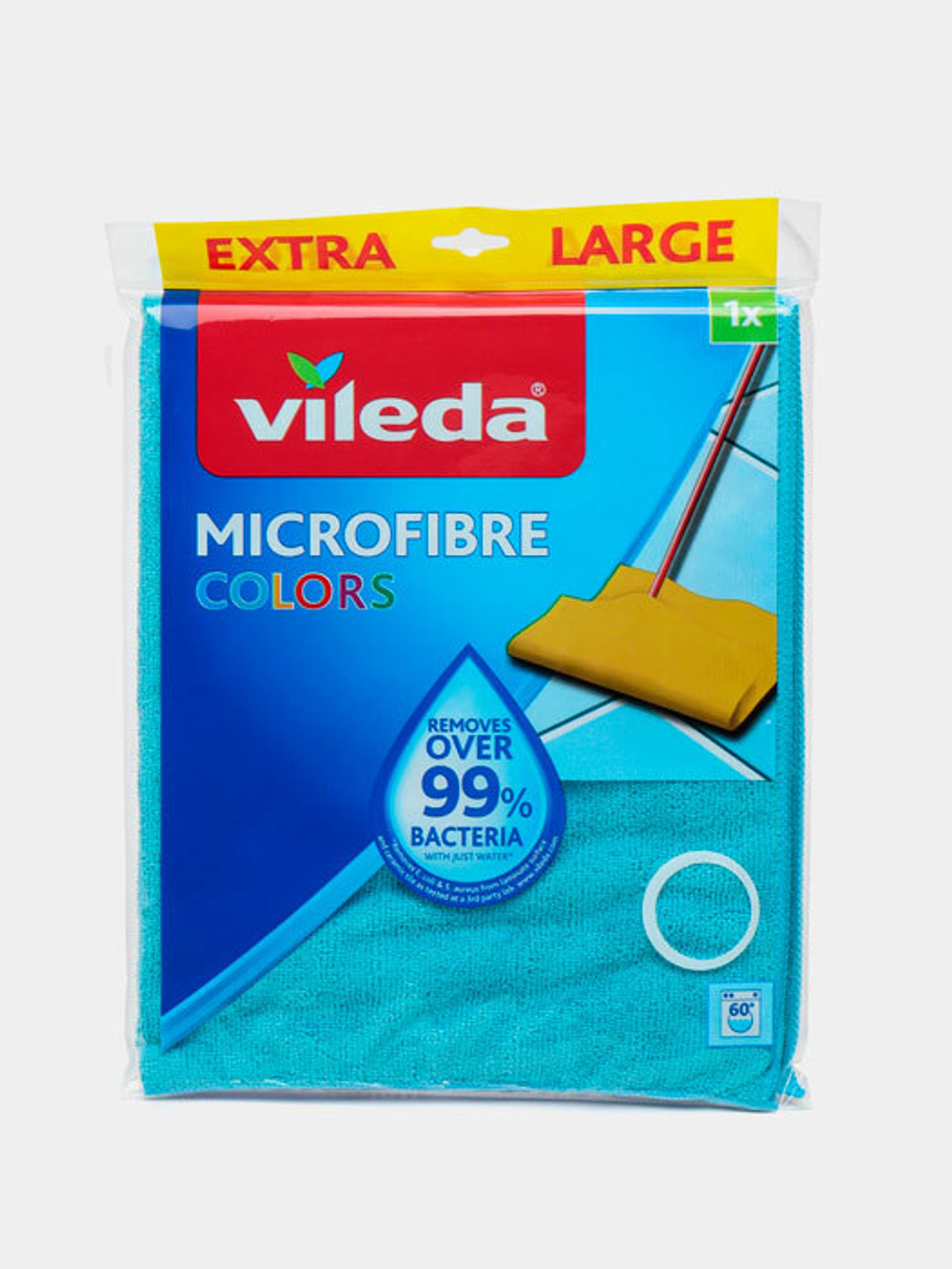 Тряпка Vileda для пола Микрофибра Colors 1шт