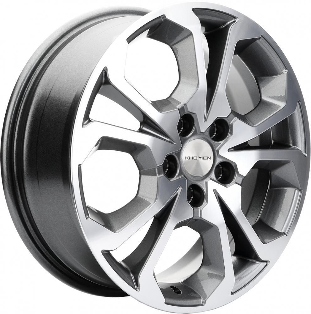 Khomen 1711 6.5x17 5x108 ET 33 Dia 60.1 (GFP)