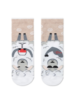 CONTE HAPPY Хлопковые носки с рисунками "Овечка и барашек"