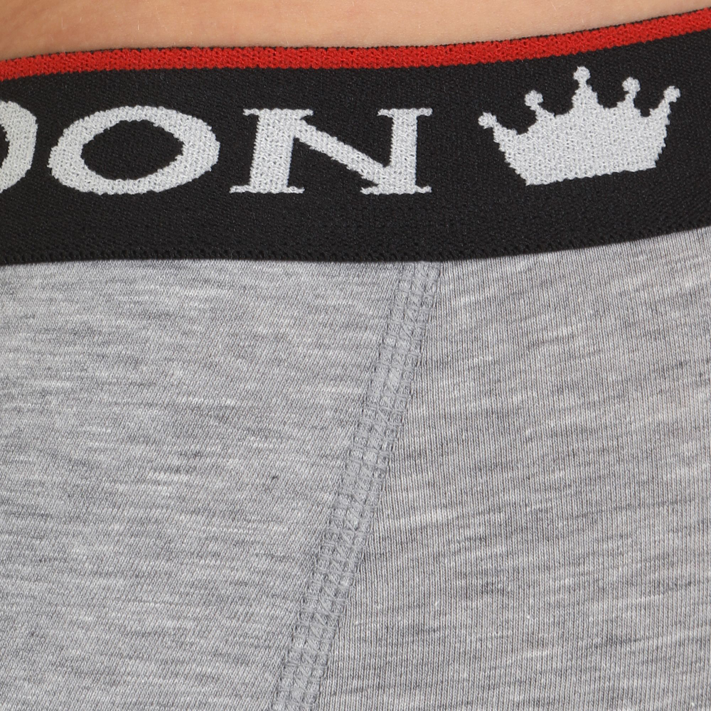 Набор из 3 серых меланжевых трусов-боксеров DonDon (Размер: XL) (Цвет: серый)