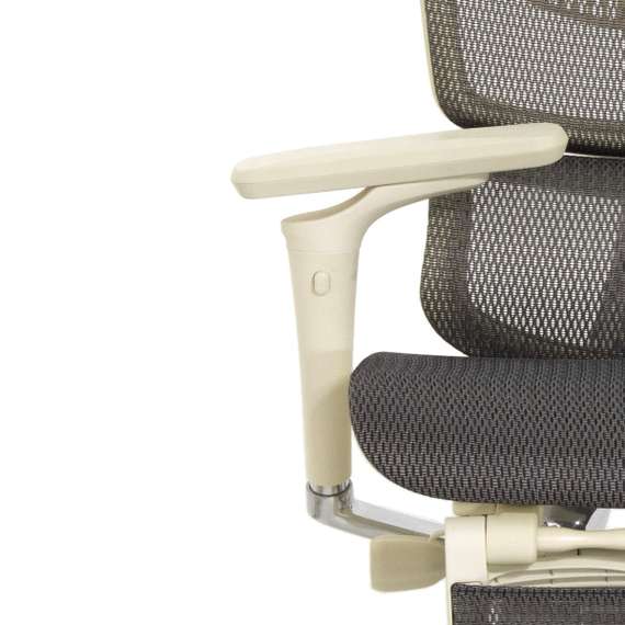 Кресло EXPERT 2 FLY RFYM 01 G (сидение MAX с подножкой, подлокотник 6D(360), сетка сер/каркас светл)