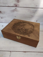 Музыкальная АУДИОшкатулка ПТИЧКИ с пением птичек и музыкой, 25х19х7.5 см