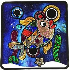 Рыбка-аппликация цветной фольгой, MH007