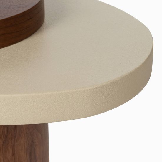 Журнальный стол Etmo 120х60 шпон фанеры, микроцемент