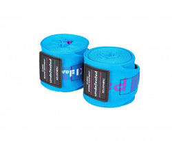 Бинты боксерские Clinch Boxing Hand Wrap Undefeated светло-синие C240