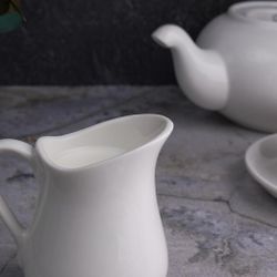 Молочник 120 мл белый фарфор P.L. Proff Cuisine [10]