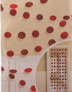 Гирлянда Круги Appl Red блеск 2,1м 6шт
