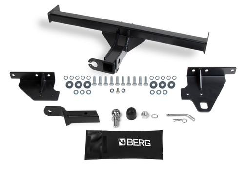 Фаркоп с элект. Smart, под квадрат для Nissan X-Trail T32 2015-2018 2018-н.в., шар E, 1500/75 кг, F.4113.001, Berg (паспорт, сертификат)