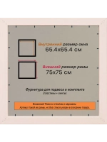 Рамка для постера и фотографий 65x65