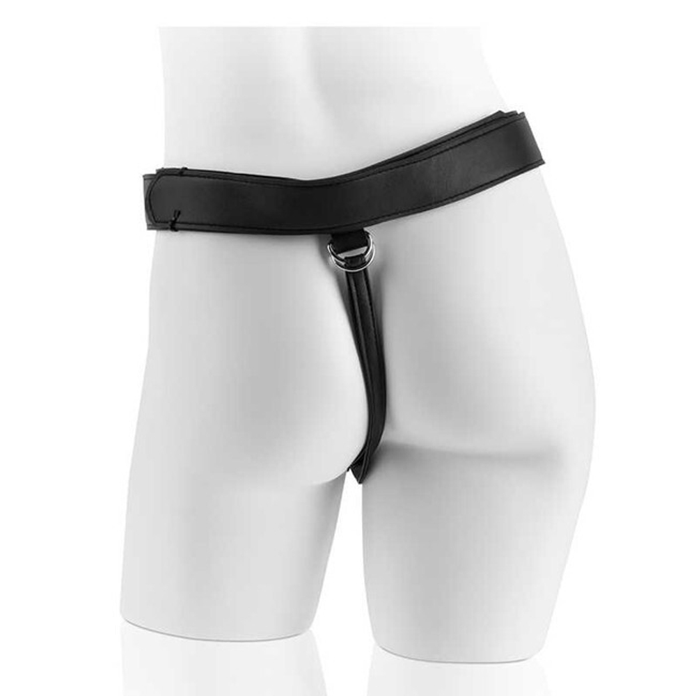 Реалистичный страпон King Cock Strap-On Harness 9" Cock (Цвет: телесный)