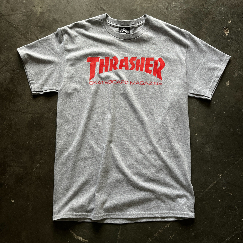 Футболка Thrasher Skate Mag Grey/Red