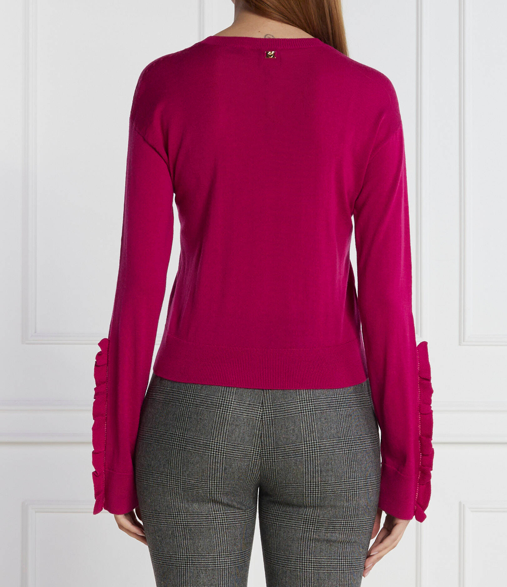 Хлопковый свитер Pinko - фуксия(101991 A189)