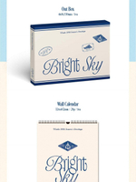 товары WONHO - BRIGHT SKY 2025 SEASON'S GREETINGS WALL CALENDAR Version