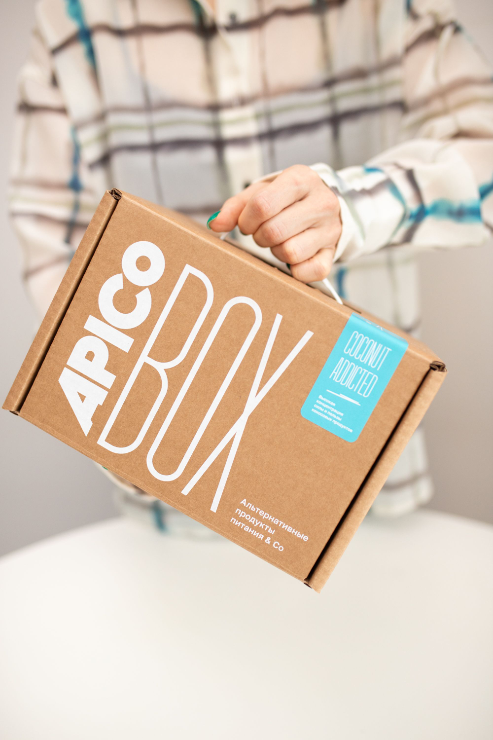 Набор продукты питания из кокоса APICO BOX №4 "Coconut Addicted", подарочный набор из 7-ми продуктов на основе кокоса, новогодний подарок