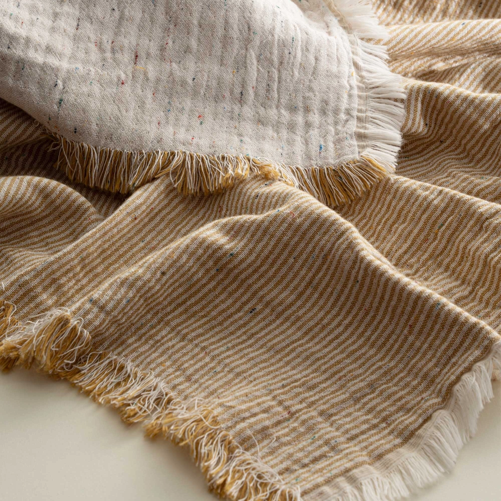 Детское покрывало из муслина Melinda 120х170 | желтый