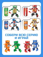 Робот трансформер банка 2 в 1 синий
