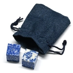 Камни для охлаждения напитков 2 кубика из лазурита 20*20мм